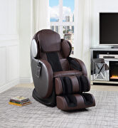 Pacari (Chocolate) Chocolate pu upholstery 2d whole body massage chair