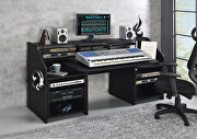Black finish high-quality and sturdy frame music desk main photo