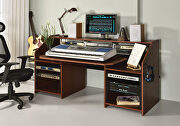 Natural & black finish high-quality and sturdy frame music desk main photo