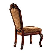 Chateau De Ville Fabric & cherry side chair