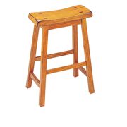 Gaucho IV Oak finish counter height stool