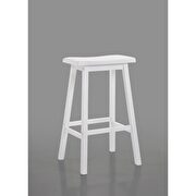 White finish bar stool main photo