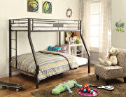 Limbra (Brown) Sandy brown twin/full bunk bed