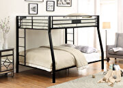 Limbra (Black) Sandy black full xl/queen bunk bed