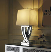 Noralie L II Mirrored & faux diamonds stylish design table lamp