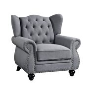 Gray fabric chair main photo