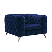 Atronia (Blue) Blue fabric chair