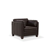 Matias (Chocolate) Chocolate leather chair