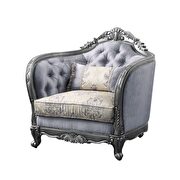 Fabric & platinum chair main photo