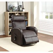 Brown pu recliner power chair