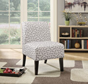 Ollano (Gray) Gray pattern fabric accent chair