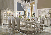 Versailles Bone white finish dining table
