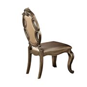 Ragenardus Pu & vintage oak side chair