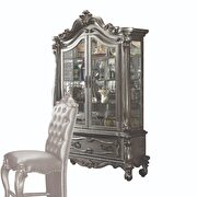 Antique platinum curio cabinet