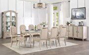 Wynsor II Antique champagne dining table