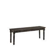 Weathered gray bench