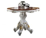 Picardy II (Antique Pearl) Antique pearl & cherry oak counter height table