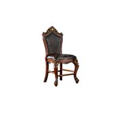 Picardy Cherry oak & pu counter height chair