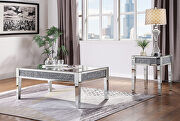 Mirrored & faux diamonds coffee table main photo