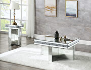 Noralie N V Kind cross base with dazzling diamond borders coffee table