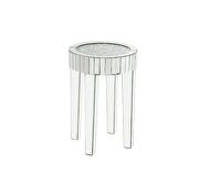 Faux diamonds and mirrored finish beautiful end table