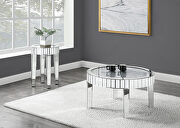 Faux diamonds and mirrored finish beautiful coffee table