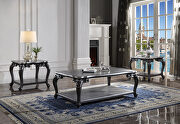 House Delphine Charcoal finish vintage European elegance coffee table