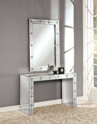 Mirrored on both sides art deco style console table main photo