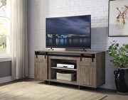 Bellarosa II Warm brown and rustic elements rectangular TV stand