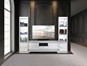 Glimmering border with faux crystals TV stand main photo