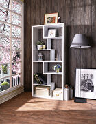 White finish bookcase main photo