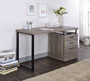 Coy (Gray) Gray oak finish desk