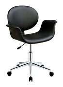 Camila Black pu office chair