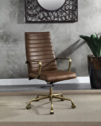 Duralo (Saturn) Saturn top grain leather executive swivel office chair