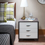 Eloy (White) White & black accent table