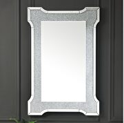 Nowles III Beveled accent trim stones wall mirror