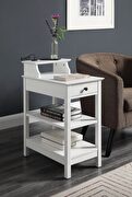 White side table in casual style main photo