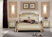 Roman style classic king bed in quality laquer finish main photo