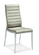 BH803 (Gray) Gray pu leather dining chair