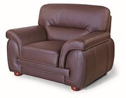 Sienna (Brown) Brown casual style leather chair