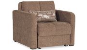 Ferra Fashion (Brown) Sleeper convertible chair w/ storage in brown