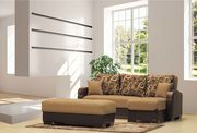 Cozy functional sectional sofa w/ bed and storage main photo