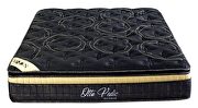 Contemporary black w/ yellow details twin mattress main photo