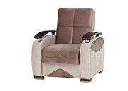 Light brown / beige stylish casual style chair main photo