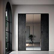 Matte dark gray contemporary wardrobe made in Italy main photo