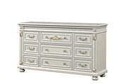 Destiny (White) Traditional style dresser in white
