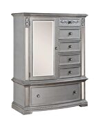 Glam style mirrored / silver chest