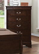 Louis Philippe (Cappuccino) Five-drawer chest