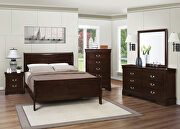 Cappuccino eastern king sleigh bed
