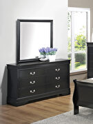 Black finish dresser in casual style main photo